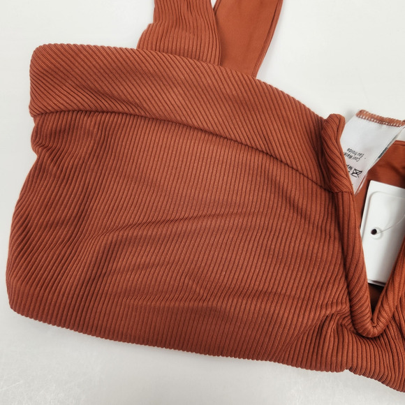 L*Space Lee Lee Bikini Top in Amber Brown Size DD NWT - Picture 4 of 7